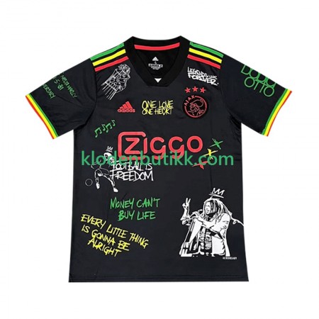 AFC Ajax Bob Marley Special Hjemme Fotballdrakt Svart 2025/26 Kortermet